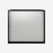 Bisley 800mm wide Essentials Tambour Unit (718mm) (1 shelf) Black