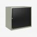 Bisley 800mm wide Essentials Tambour Unit (718mm) (1 shelf) Goose Grey