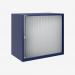 Bisley 800mm wide Essentials Tambour Unit (718mm) (1 shelf) Oxford Blue