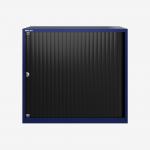 Bisley 800mm wide Essentials Tambour Unit (718mm) (1 shelf) Oxford Blue