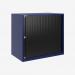 Bisley 800mm wide Essentials Tambour Unit (718mm) (1 shelf) Oxford Blue