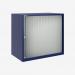Bisley 800mm wide Essentials Tambour Unit (718mm) (1 shelf) Oxford Blue