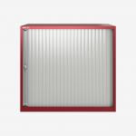 Bisley 800mm wide Essentials Tambour Unit (718mm) (1 shelf) Cardinal Red
