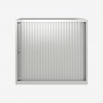 Bisley 800mm wide Essentials Tambour Unit (718mm) (1 shelf) Traffic White