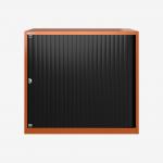 Bisley 800mm wide Essentials Tambour Unit (718mm) (1 shelf) Bisley Orange