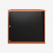 Bisley 800mm wide Essentials Tambour Unit (718mm) (1 shelf) Bisley Orange