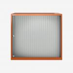 Bisley 800mm wide Essentials Tambour Unit (718mm) (1 shelf) Bisley Orange