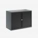 Bisley 1000mm wide Essentials Tambour Unit (718mm) (1 shelf) Anthracite Grey