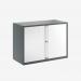 Bisley 1000mm wide Essentials Tambour Unit (718mm) (1 shelf) Anthracite Grey