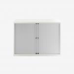 Bisley 1000mm wide Essentials Tambour Unit (718mm) (1 shelf) Chalk