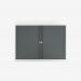 Bisley 1000mm wide Essentials Tambour Unit (718mm) (1 shelf) Chalk