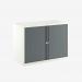 Bisley 1000mm wide Essentials Tambour Unit (718mm) (1 shelf) Chalk