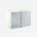 Bisley 1000mm wide Essentials Tambour Unit (718mm) (1 shelf) Chalk
