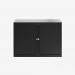 Bisley 1000mm wide Essentials Tambour Unit (718mm) (1 shelf) Black