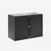 Bisley 1000mm wide Essentials Tambour Unit (718mm) (1 shelf) Black