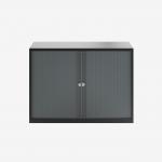 Bisley 1000mm wide Essentials Tambour Unit (718mm) (1 shelf) Black