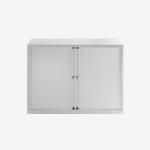 Bisley 1000mm wide Essentials Tambour Unit (718mm) (1 shelf) Goose Grey