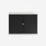 Bisley 1000mm wide Essentials Tambour Unit (718mm) (1 shelf) Goose Grey