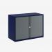 Bisley 1000mm wide Essentials Tambour Unit (718mm) (1 shelf) Oxford Blue