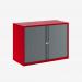 Bisley 1000mm wide Essentials Tambour Unit (718mm) (1 shelf) Cardinal Red