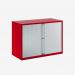 Bisley 1000mm wide Essentials Tambour Unit (718mm) (1 shelf) Cardinal Red
