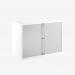 Bisley 1000mm wide Essentials Tambour Unit (718mm) (1 shelf) Traffic White