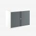 Bisley 1000mm wide Essentials Tambour Unit (718mm) (1 shelf) Traffic White