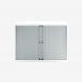 Bisley 1000mm wide Essentials Tambour Unit (718mm) (1 shelf) Traffic White