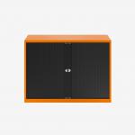 Bisley 1000mm wide Essentials Tambour Unit (718mm) (1 shelf) Bisley Orange