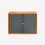 Bisley 1000mm wide Essentials Tambour Unit (718mm) (1 shelf) Bisley Orange