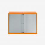 Bisley 1000mm wide Essentials Tambour Unit (718mm) (1 shelf) Bisley Orange