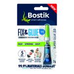 Bostik Fix and Glue Gel 3g 30614763 BK00756