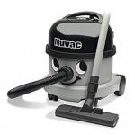 This photo shows the Numatic NuVac Grey VNR200 vacuum cleaner with an included kit. It is a powerful and eco-friendly 240V cleaner that makes cleaning a breeze.
