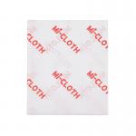 In the image, several bright red microfiber cloths are neatly packaged and laid out against a white background. Each cloth is disposable and designed for gentle yet effective cleaning. The brand name Robert Scott is prominently displayed at the top, along with the product name and quantity.