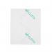 In the photograph, there are 50 green microfiber cloths neatly stacked in a white packaging. Each cloth is made of soft microfiber material and is disposable. The label reads Robert Scott Microfiber Cloths MI-CLOTH in bold letters. The cloths are ideal for cleaning and dusting tasks.