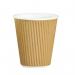 12oz Kraft Ripple Coffee Cups 10KRCC