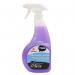 This photograph features a 750ml bottle of Selden Selgiene Ultra Virucidal Cleaner Sanitiser, with vibrant packaging showcasing the Selden Disinfectant logo. The bottle is upright, displaying its professional label and clear instructions. The liquid inside appears to be a bright, clean color.