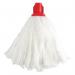Purely Smile Big White Socket Mop Red Pack x 10 53BIGS1P