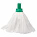 Purely Smile Big White Socket Mop Green Pack x 10 53BIGS3P