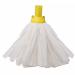 Purely Smile Big White Socket Mop Yellow Pack x 10 53BIGS4P