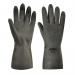 INDUSTRIAL BLACK HD RUBBER GLOVES LARGE - PAIR 58BNGL