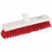 12 Hygiene Broom Head Stiff Red 62H2H1