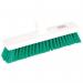 12 Hygiene Broom Head Stiff Green 62H2H3