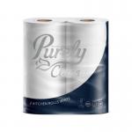 Purely Class Kitchen Roll 3ply 12.5m Pack of 2 Rolls PC1501