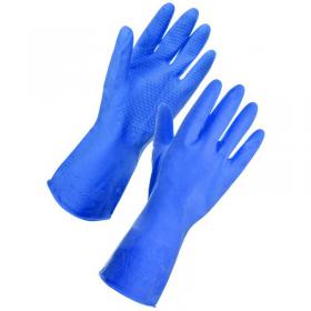Purely Class Household Rubber Gloves Blue Medium x 1 pair PC6306