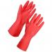 Purely Class Household Rubber Gloves Red Large x 1 pair PC6312