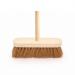 The image shows a sleek, white broom with soft bristles designed for efficient cleaning. Its ergonomic handle is adorned with a stylish black and white pattern, exuding a sense of elegance and sophistication.