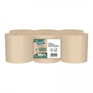 Purely Kind Unbleached Centrefeed 2ply 124m Pack 6 PK1213