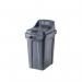 Purely Kind 50L Black Bin Closed PK3030