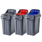 Purely Kind 70ltr Closed Bin Set of 3 PK3042